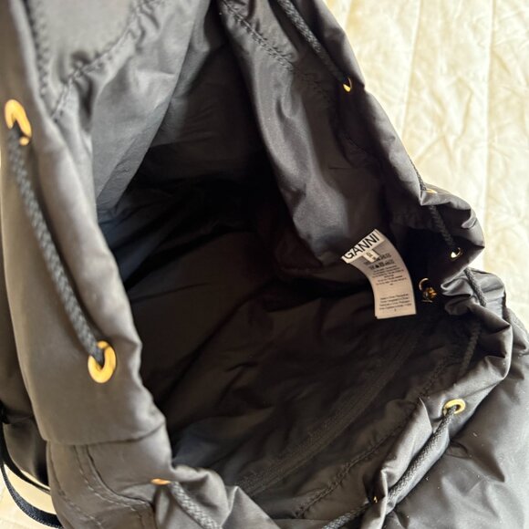 GANNI Black Tech Backpack - Picture 5 of 8